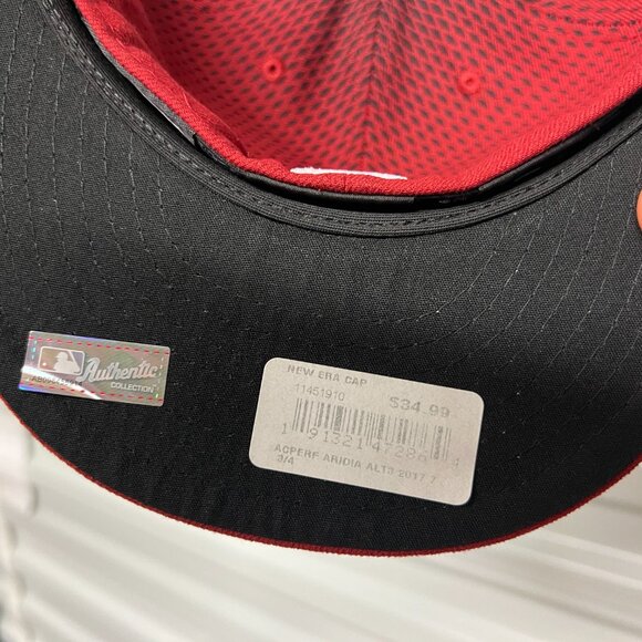 Arizona Diamondbacks MLB Red Fitted Hat - New - Picture 3 of 4